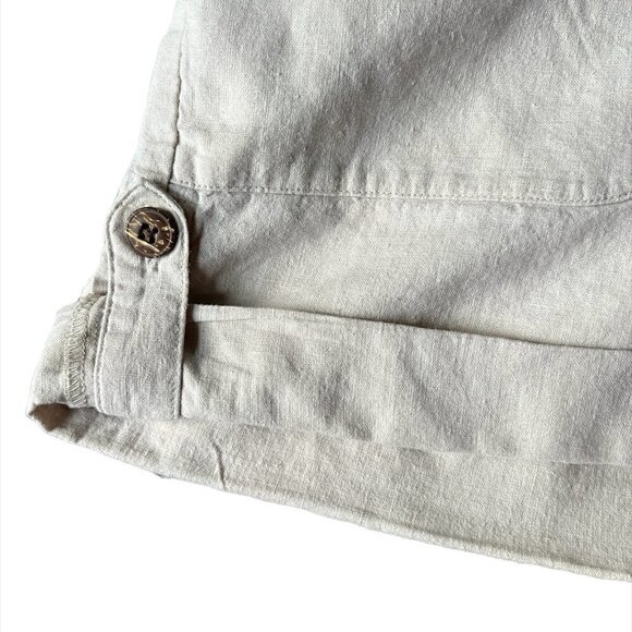 Patagonia Island Hemp Casual Ivory Organic Cotton Blend Shorts. size 14 - Picture 8 of 8